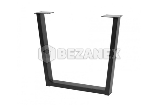 [0333353] Noha rámu INDUSTRIA trapez čierna 710x820/80x40