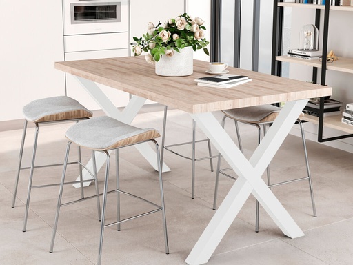 [0327624] Noha EMUCA 720mm X Bielý     