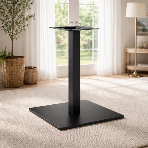 [0317438] Stolová podnož  740mm - Hranatá ČIERNÁ