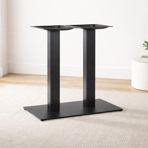 [0323622] Stolová podnož  740mm - Hranatá ČIERNÁ DUO