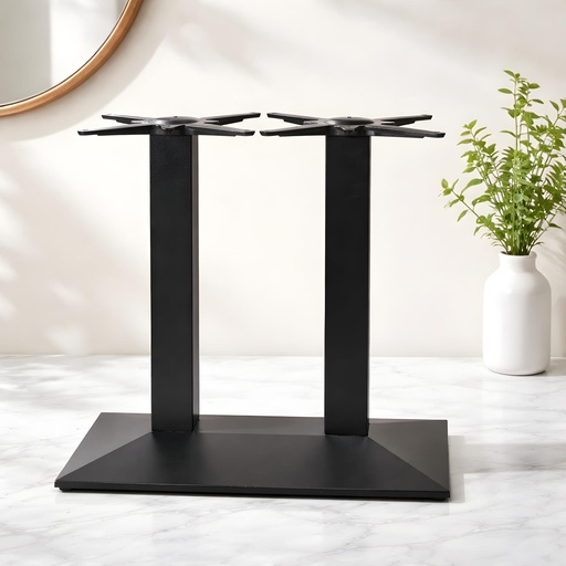 [0323621] Stolová podnož  740mm - Hranatá ČIERNÝ ihlan DUO Pyramida