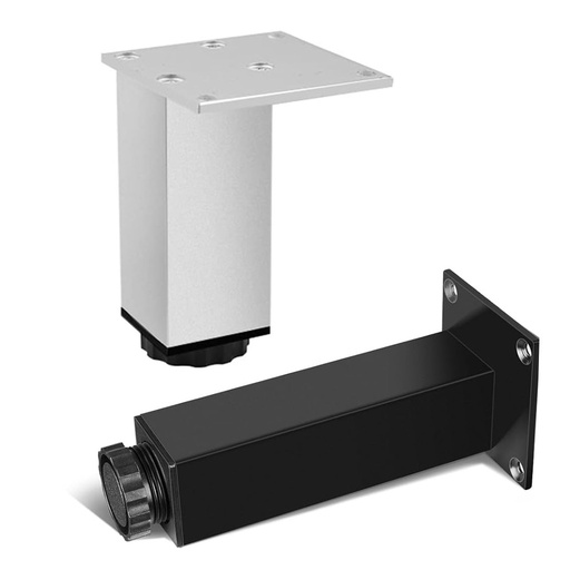 AL nožička hranatá nastaviteľná- 37x37 s platničkou 