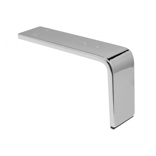 [0410807] AL nožička Tvar - L 90° - chrom -  130 x 235 mm