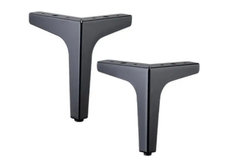 Kovová nožička NEAPOL čierná