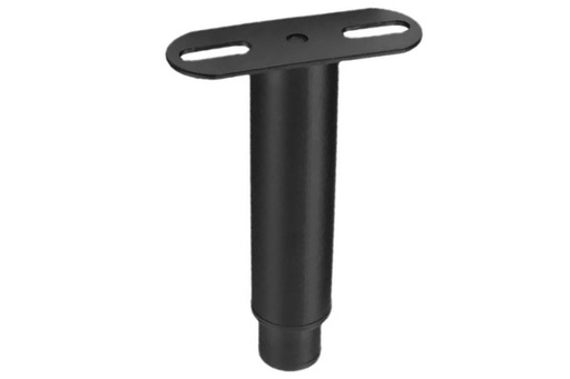 Kovová nožička okrúhla LIMA /Ø38mm/ čierna - nastaviťelná