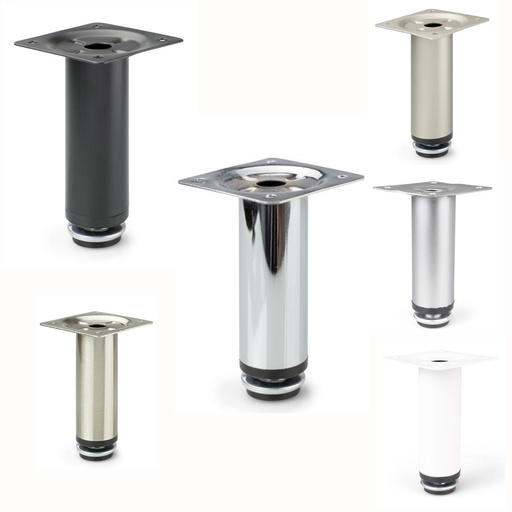 Kovová nožička okrúhla /Ø30mm/ nastaviťelná