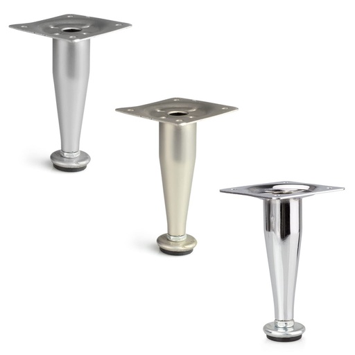 Kovová nožička konická /Ø30mm/ - V100mm - nastaviťelná