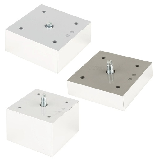 Plastová nožička hranatá -  s reguláciou