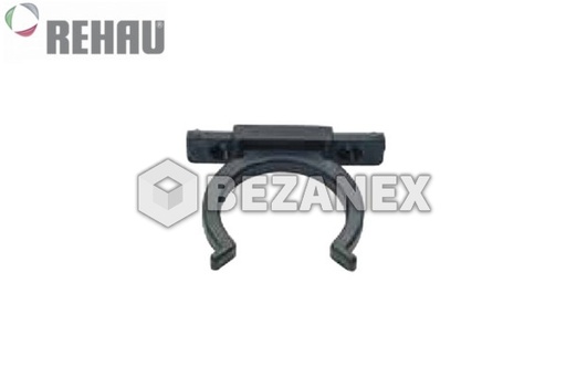 [0414014] Klip na nožičky HARD - čierný - /na drevený sokel/ , ks   