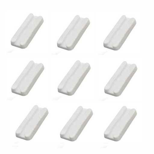 [0516244]  Klzák  - nastrelovací mini - biely /balenie 200ks/