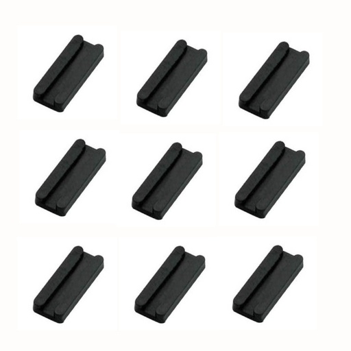 [0516245]  Klzák - nastrelovací mini - čierný /balenie 200ks/