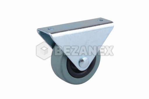 [0501916] Koliesko rovné - veľké pogumované šedé , /fi 50mm/ , ks   