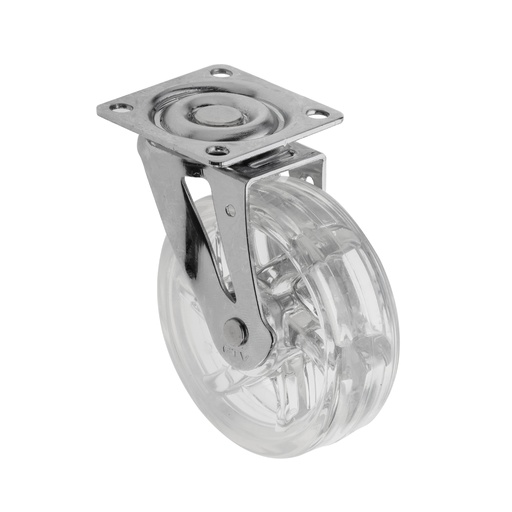 [0511918] Koliesko otočné -  75mm SHIFT - transparentné,  ks        