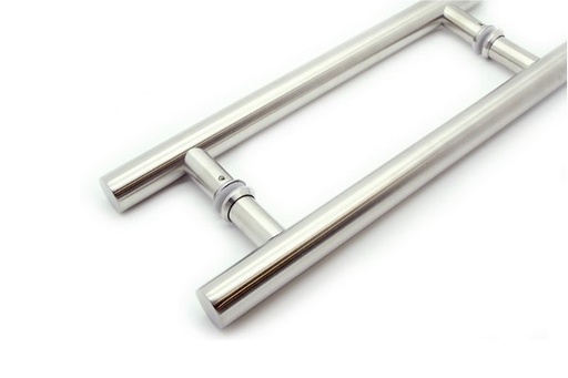 [0617164] Oceľ obojstranná úchytka 18x400mm na dosku/sklo