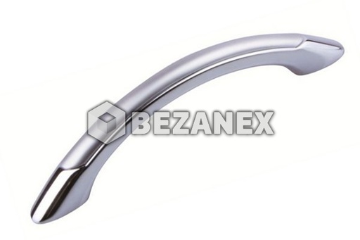 [0606825] Oceľ Ovál - matný chróm - 96mm