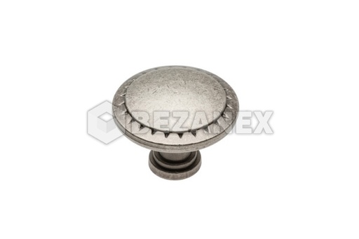 [0623744] Oceľ PALERMO - Antik striebro - Knopok