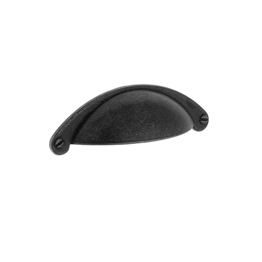 [0621234] Rustikálna úchytka Cona 64 mm Staročierna brúsená