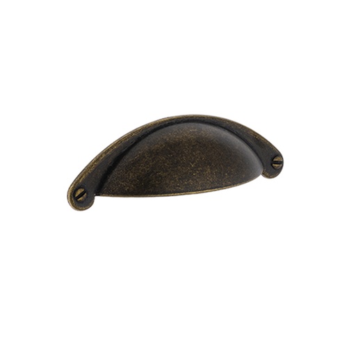 [0621235] Rustikálna úchytka Cona 64 mm Staromosadz brúsená