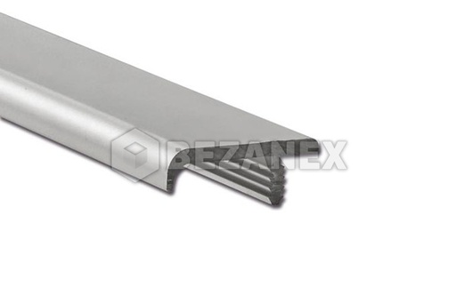 [0607538] Úchytkový Profil  Zafrézovací UKW 10 - matný chróm - dĺžka 3,5m