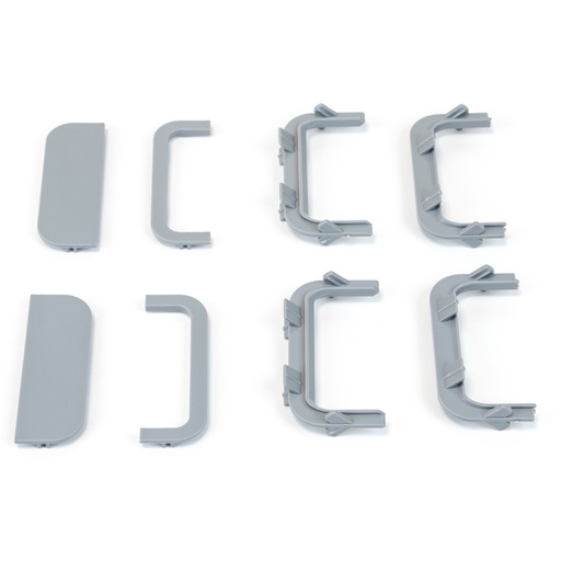 Bezúchytkový Profil - Gola U - koncovky plastové 1 sada