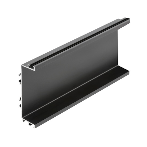 [0628961] Úchytkový Profil VELLO -  čierna - dĺžka 4,1m