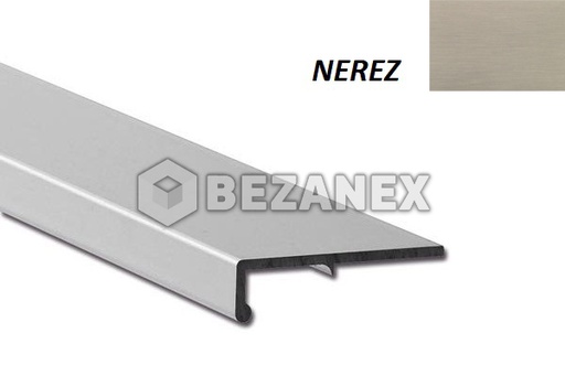 [0603345] Úchytkový Profil Lepiaca - nerez - dĺžka 2500mm