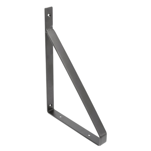 [0731316] Konzola/držiak police GINO - 30x22cm - čierná matná