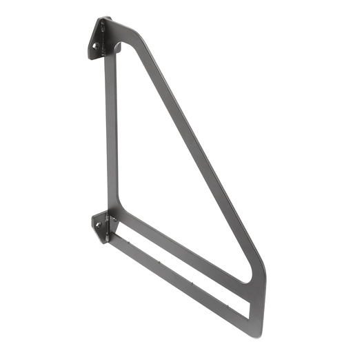 [0731313] Konzola/držiak police INGRID - 26x23cm - čierná matná