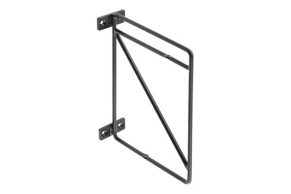 [0731312] Konzola/držiak police ROD - 21x17cm - čierná matná
