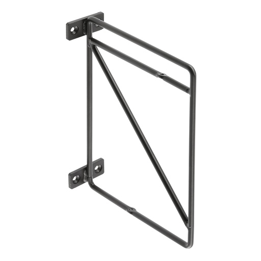 [0731312] Konzola/držiak police ROD - 21x17cm - čierná matná