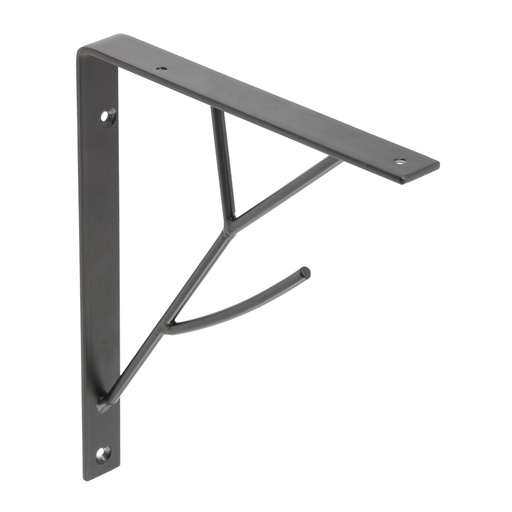 [0731308] Konzola/držiak police TREE - 20x17cm - čierná matná