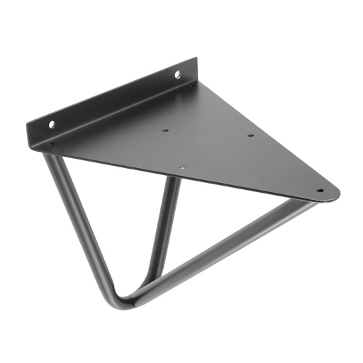 [0731309] Konzola/držiak police WIRE - 18x16cm - čierná matná