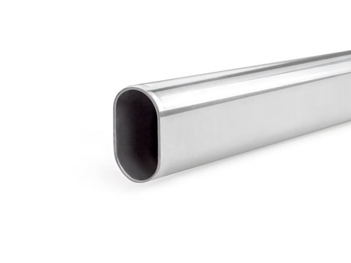 [0706715] Vešiaková tyč OC - OVÁLNA - 3m - Lesklý chróm