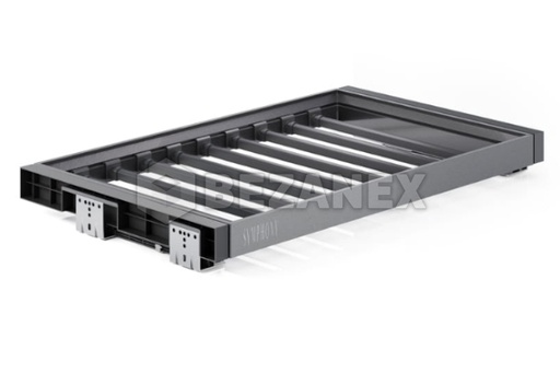 [0731747] Výsuvný vešiak na nohavice  SYMPHONY/ 662-800mm/ antracit