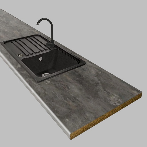 EGGER - Pracovná doska - F121 ST87 - Metal rock antracitový