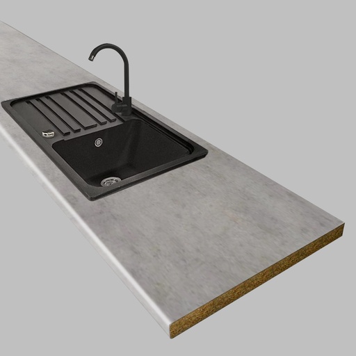 EGGER - Pracovná doska - F186 ST9 - Beton Chicago šedý