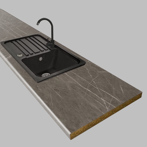 EGGER - Pracovná doska - F205 ST9 - Pietra Grigia antracitová