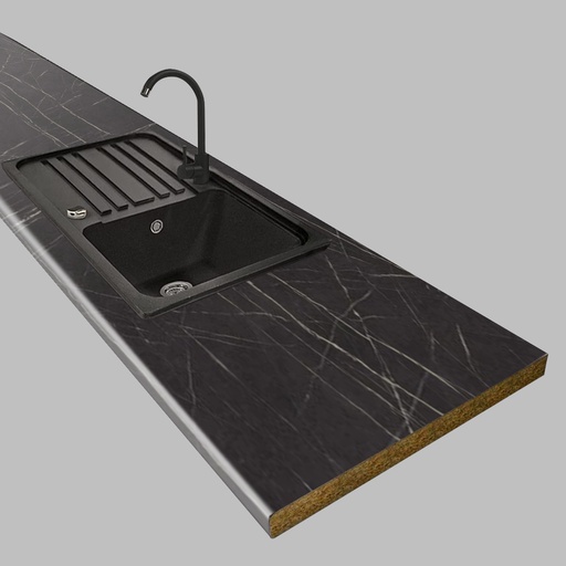 EGGER - Pracovná doska - F206 PM - Pietra Grigia čierna