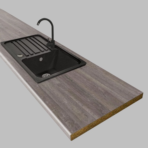 EGGER - Pracovná doska - H1313 ST10 - Dub whiteriver šedohnedý