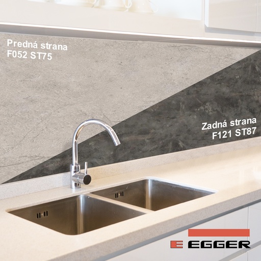 [3425013] Egger - ZÁSTENA - F052 ST75 / F121 ST87 - 640 x 8 mm