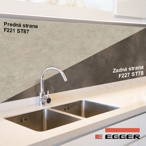 [3425024] Egger - ZÁSTENA - F221 ST87 / F227 ST78 - 640 x 8 mm