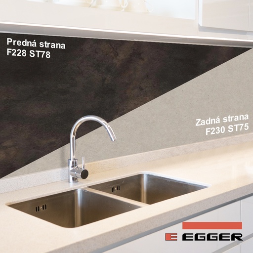 [3425025] Egger - ZÁSTENA - F228 ST78 / F230 ST75 - 640 x 8 mm