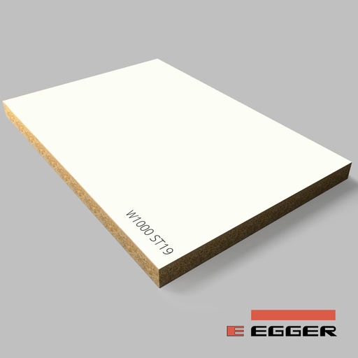 [3325002] EGGER - DTDL - W1000 ST19 - Prémiovo biela - 18 mm