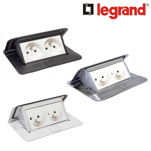 Legrand Popup - 2 zásuvky výklopné