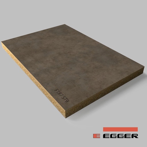 [3325128] EGGER - DTDL - F187 ST9 - Beton Chicago tmavé - 18 mm