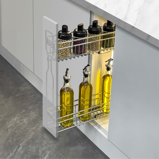 10 - ML systems - Kôš bočný s TLMENÍM na tandeme Wire /plnovýsuv/