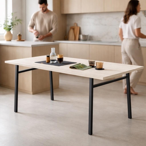 Jedálenský stôl /1500x900/ - 2193 PR LIGHT SHIMO KRONOSWIS - Noha - BOGOTA - /V710*Š820/