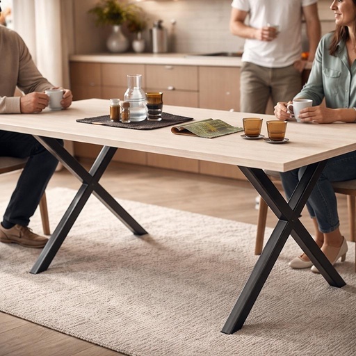 Jedálenský stôl /1500x900/ - 2193 PR LIGHT SHIMO KRONOSWIS -  Noha - SIDNEY  /V710*Š780/