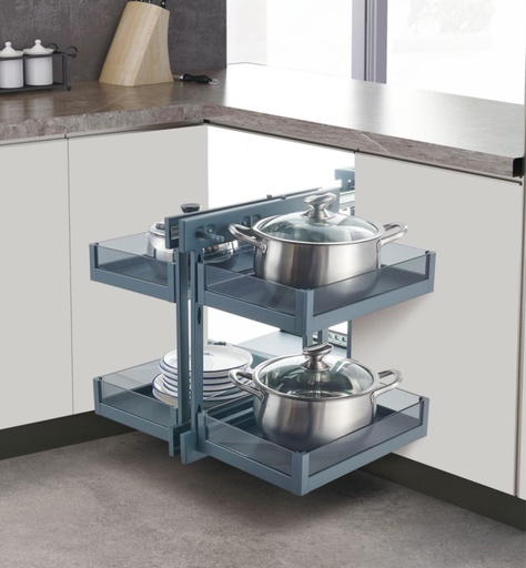 [1034345] ML systems - Magic corner GLASS TITAN centrálný - univerzálný L+P