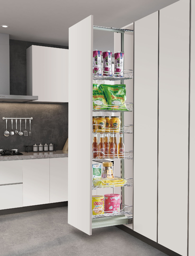 10 - ML systems - Potravinový stojan WIRE - chróm